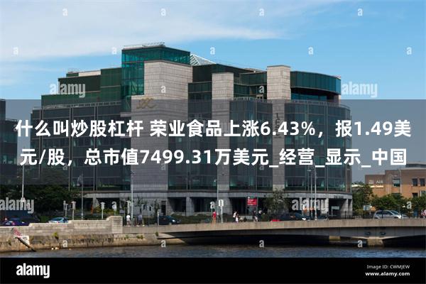 什么叫炒股杠杆 荣业食品上涨6.43%，报1.49美元/股，总市值7499.31万美元_经营_显示_中国